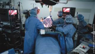 Blood loss is reduced and hospital stays are shorter compared with RRP. Blood loss is reduced and hospital stays are shorter compared with RRP.