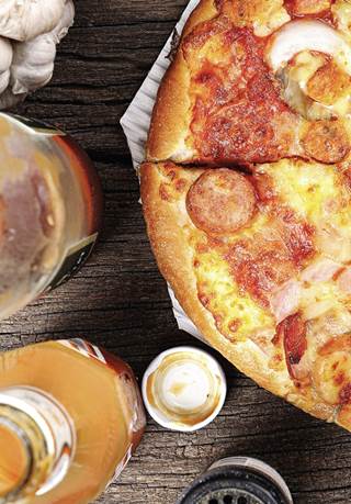 Encourage patients to avoid high-fat foods. Encourage patients to avoid high-fat foods.