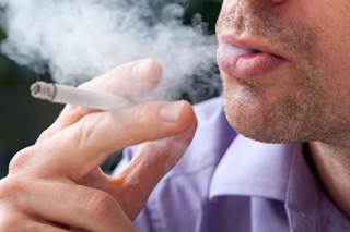 Effect seems to extend to patients exposed to secondhand smoke, as well as smokers. Effect seems to extend to patients exposed to secondhand smoke, as well as smokers.