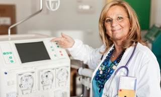 Soluble ferric pyrophosphate is given to hemodialysis patients via dialysate. Soluble ferric pyrophosphate is given to hemodialysis patients via dialysate.